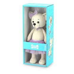 Jucarie catelusa de plus Lucky Lili: Violet, 25cm, Orange Toys