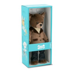 Jucarie catelul de plus Lucky Alex: Trendy Style, 25cm, Orange Toys