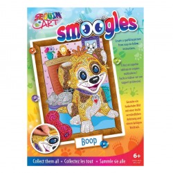 Set Creativ  Smoogles - Catelusul Boop, 25x34cm, Sequin Art