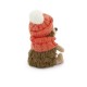 Fluffy, ariciul cu caciulita si fular roz, din plus, 15cm, Orange Toys Fluffy, ariciul cu caciulita si fular roz, din plus, 15cm, Orange Toys