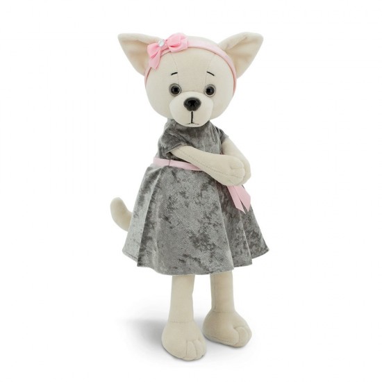 Jucarie catelusa de plus Lucky Lili: Noble Grey, 25cm, Orange Toys Jucarii Plus