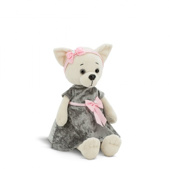 Jucarie catelusa de plus Lucky Lili: Noble Grey, 25cm, Orange Toys Jucarii Plus