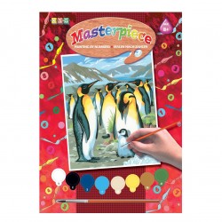 Set creativ pictura - JPBN - Pinguin, 24x33x2cm, Sequin Art